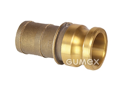 KAMLOK vsuvka DN15, tŕň na hadicu 13mm, 10bar, -30°C/+90°C, mosadz